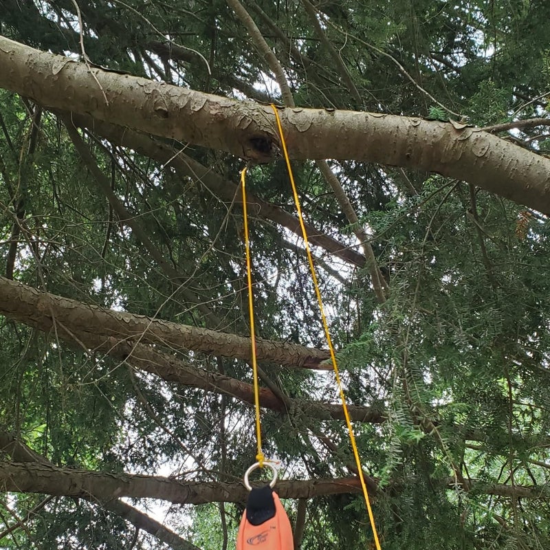 Blaze Line 100% Polyester Climbing Throw Line Rope 2 mm (1/12 in) 150 ft Stool Cord 200 lbs Tensile Strength (Luminous Yellow) - Image 4
